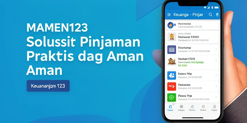 Tampilan antarmuka pengguna MAMEN123 yang sederhana dan intuitif.