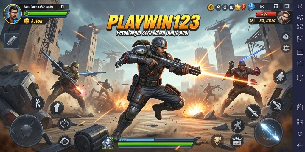 Tampilan antarmuka PLAYWIN123 yang menarik dan responsif.