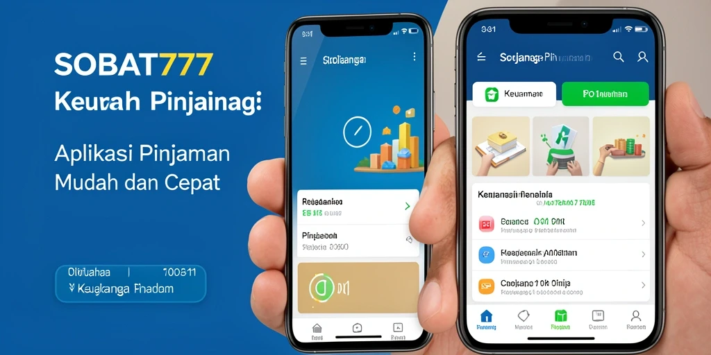 Antarmuka pengguna aplikasi SOBAT777 yang modern dan mudah digunakan.