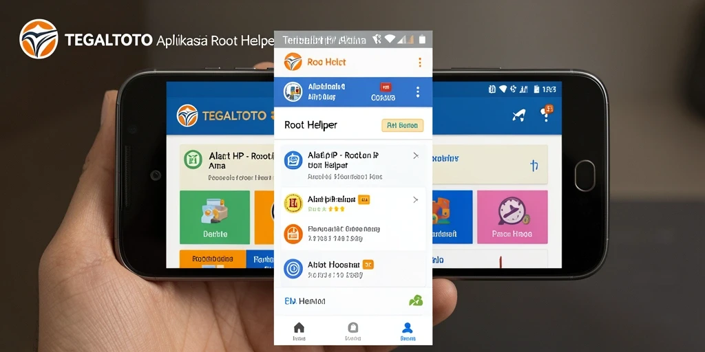 Antarmuka intuitif TEGALTOTO untuk rooting perangkat Anda.